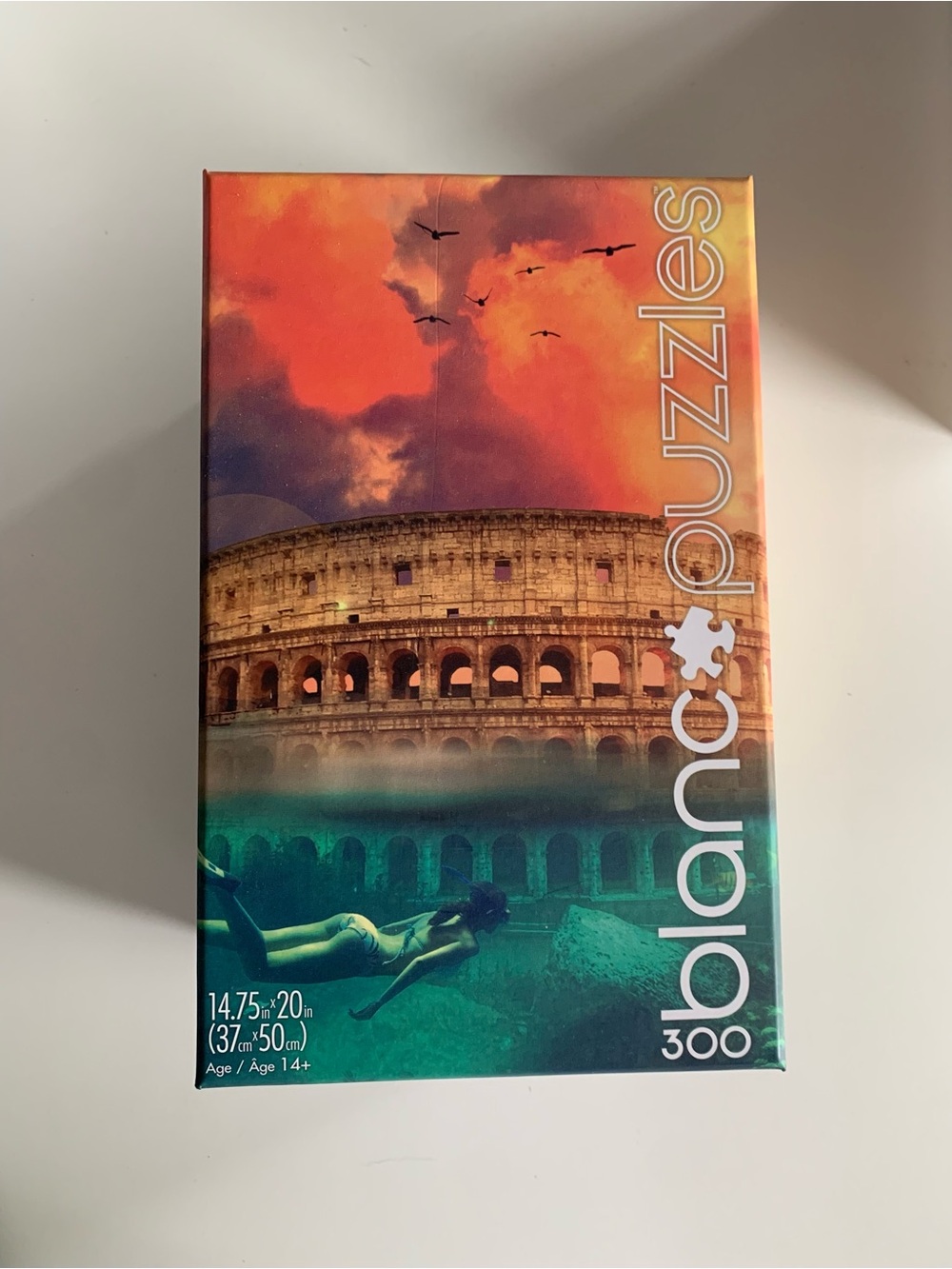 Buffalo Games Blanc Puzzles 300-Piece Colosseum Sunset Puzzle